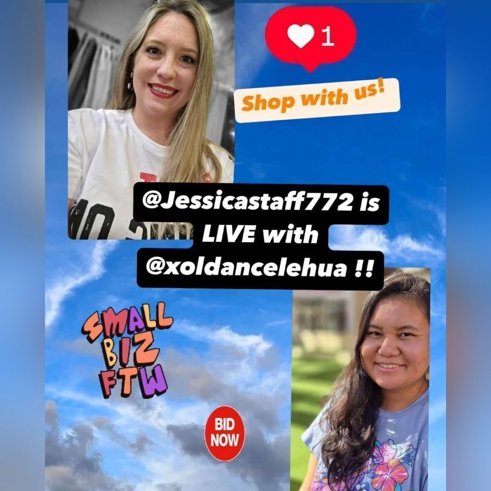 I'm Live with @xoldancelehua!! Come Shop with us!🫶💓🥰